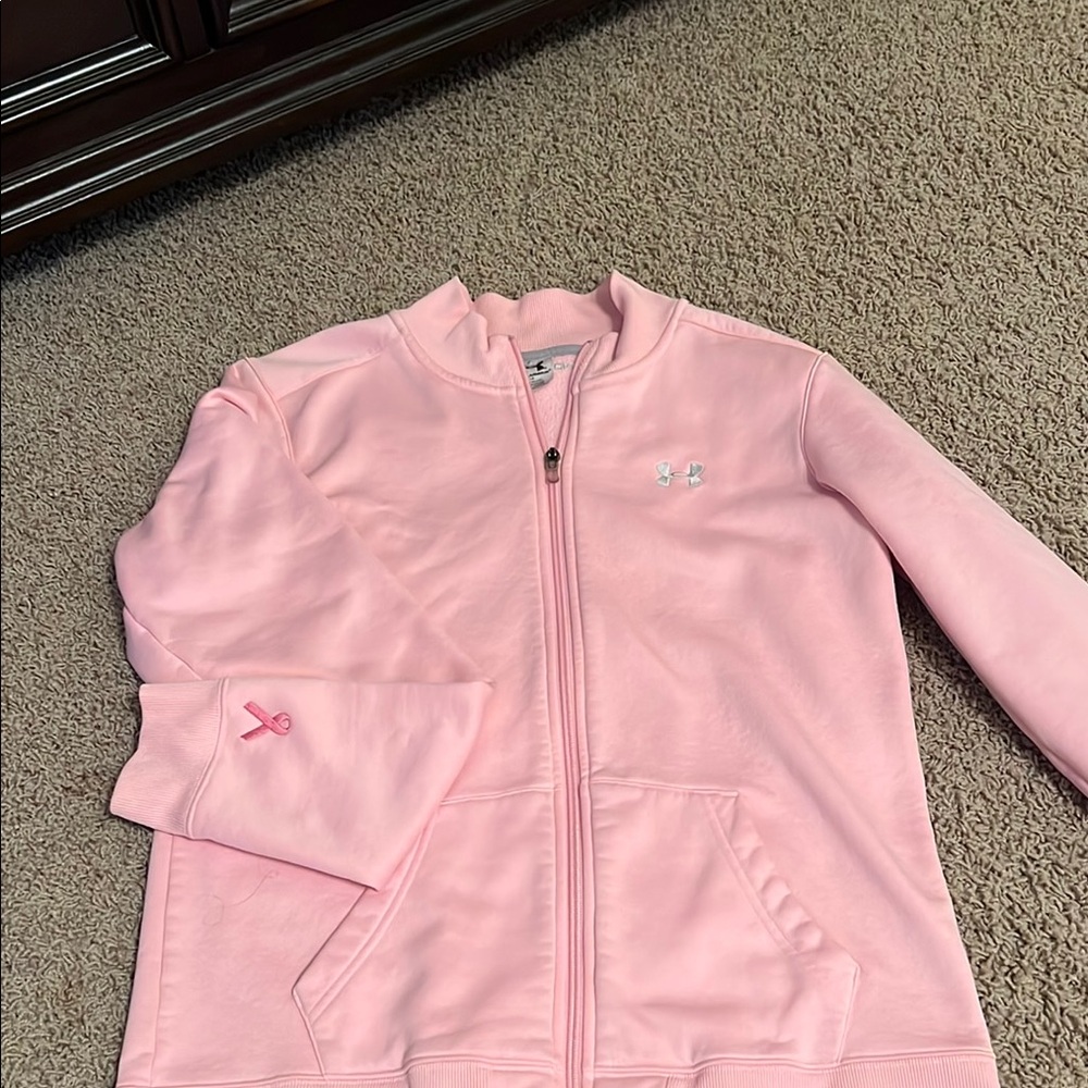 Under Armour Kids Pink Zip-Up Jacket